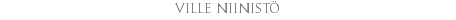 ville niinistö